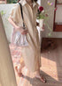 WANWAN Long Bottons Down Dress With Belt